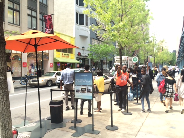 Lincoln Test Drive Downtown Philadelphia